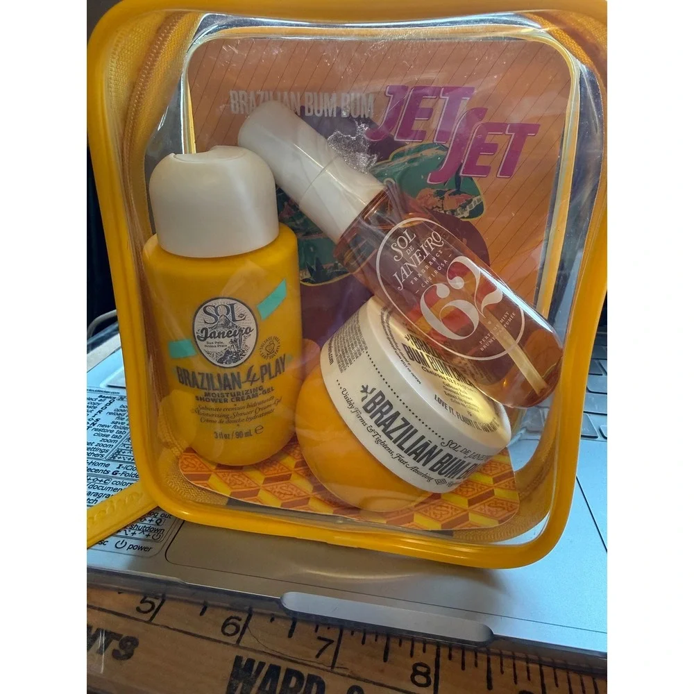 Sol de Janeiro Jet Set Travel Kit Womens New Unopened Cheirosa 62 Bum Bum